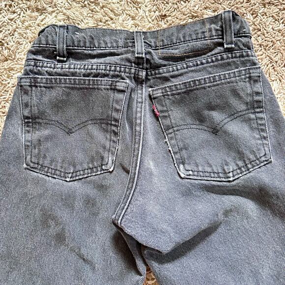 90s Vintage Levi’s Gray Jeans Made in USA Women’s Size 28x32 - Picture 5 of 14